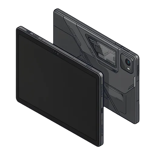 ASUS ROG Flow Z13 Tablet mode pixel art