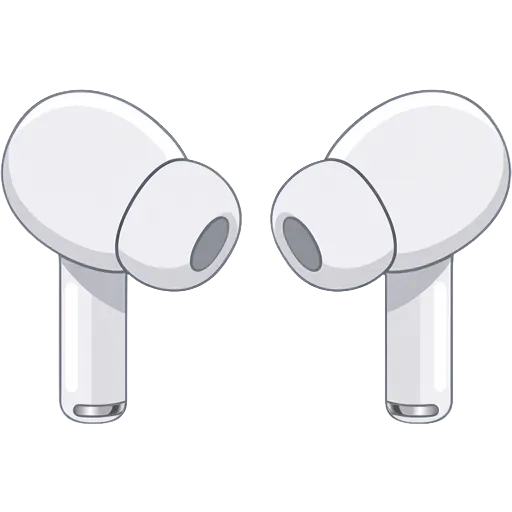 Apple アップル AirPods Pro (2023、第2世代、USB-C)のピクセルアート