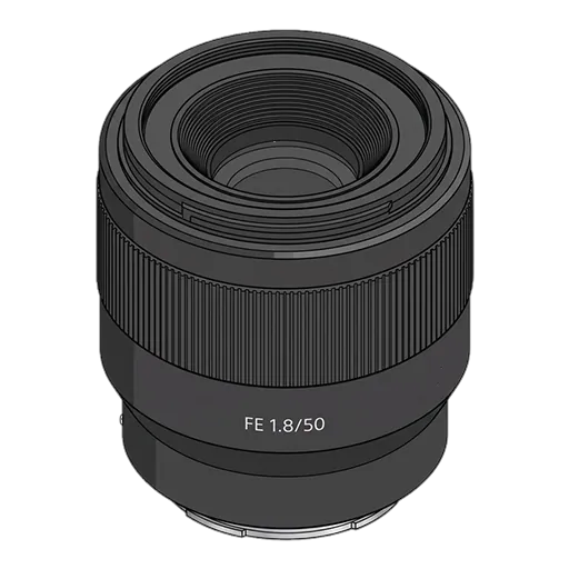 소니 FE 50mm f/1.8 픽셀아트
