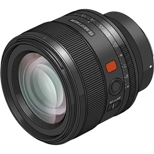 소니 FE 85mm f/1.4 GM 픽셀아트