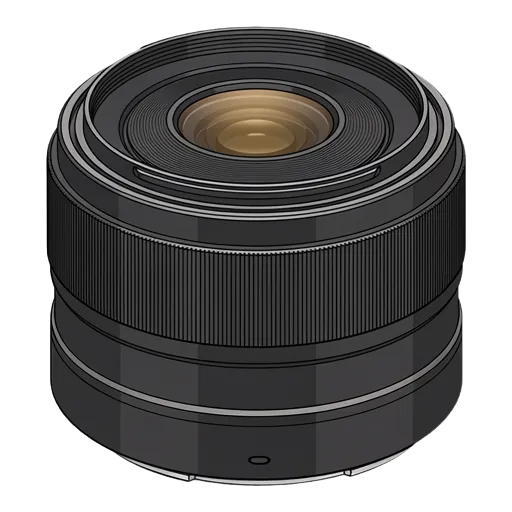 Sony E 35mm f/1.8 OSS pixel art