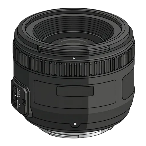 니콘 AF-S NIKKOR 50mm f/1.8G 픽셀아트