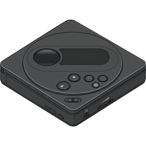 Sony Discman D-88 pixel art