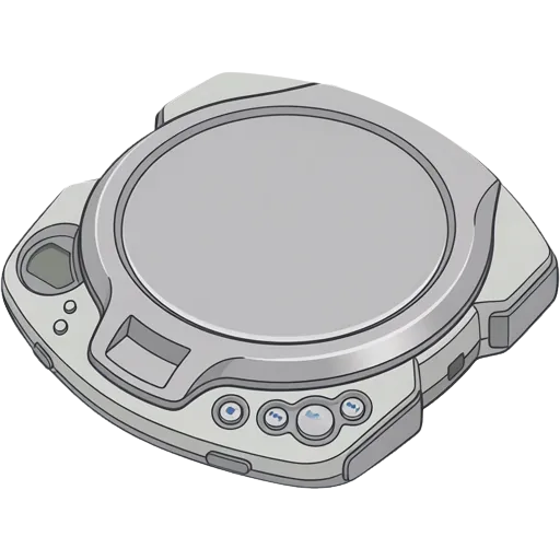 ソニー ディスクマン D-7WDのピクセルアート