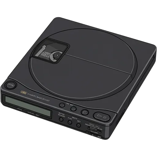 Sony Discman D-99 pixel art