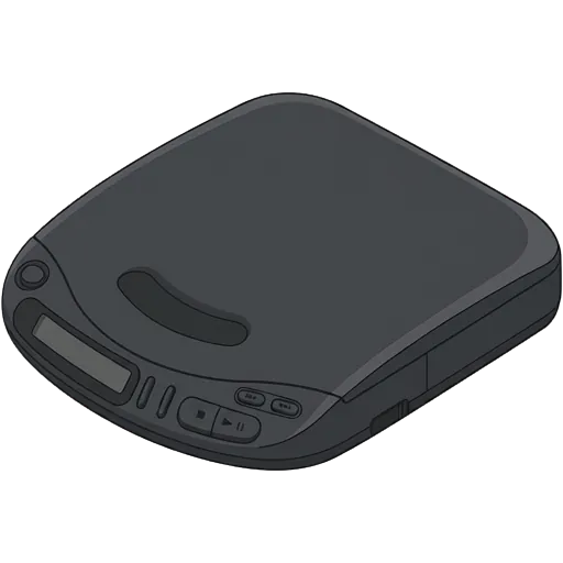 Sony Discman D-140 pixel art