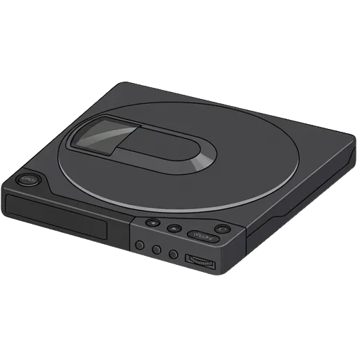 Sony Discman D-150 pixel art