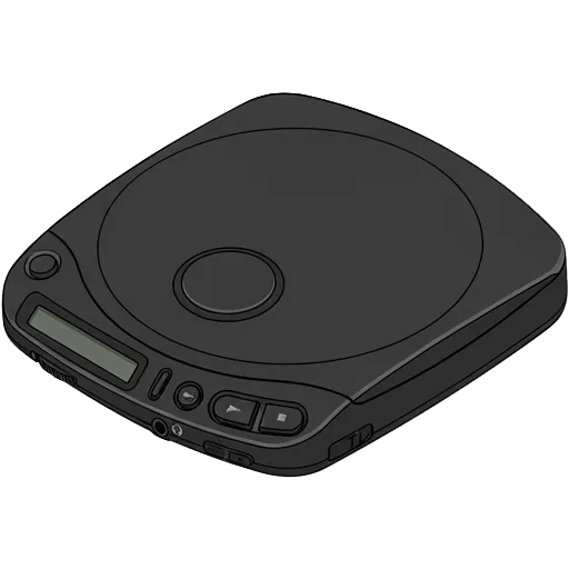 Sony Discman D-802K pixel art