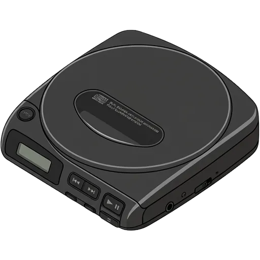 Sony Discman D-810 pixel art