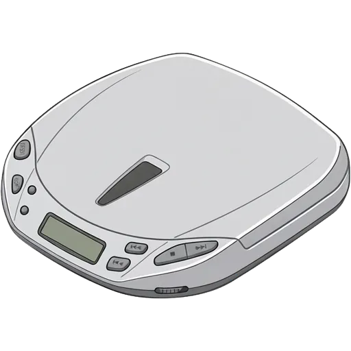 Sony Discman D-E401 pixel art