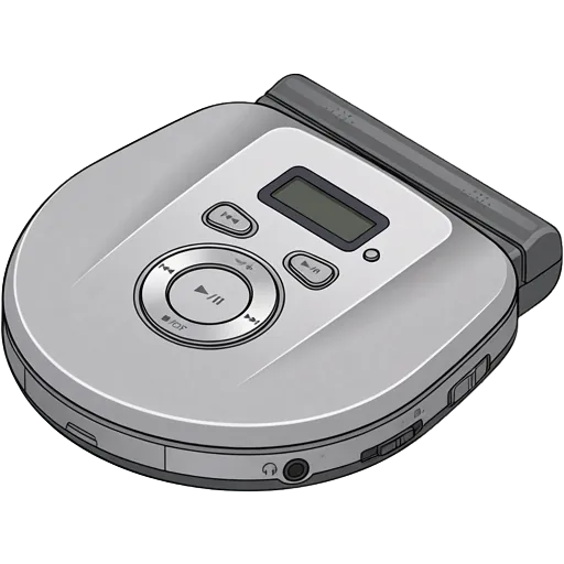 Sony Discman D-E504 pixel art