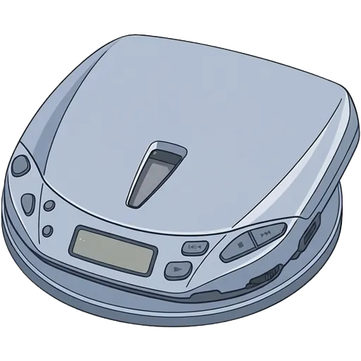 Sony Discman D-E400 pixel art