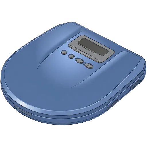 Sony Discman D-E554 pixel art