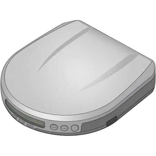 ソニー ディスクマン D-E525のピクセルアート