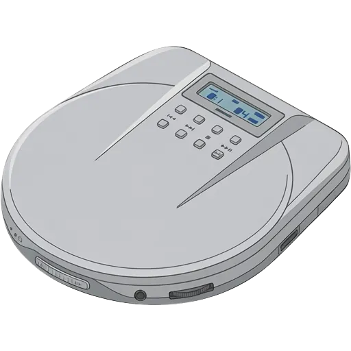 ソニー ディスクマン D-E808のピクセルアート