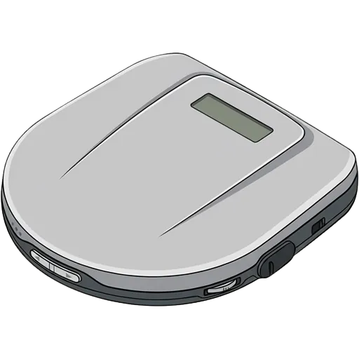 ソニー ディスクマン D-E800のピクセルアート