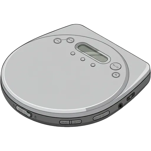 Sony Discman D-E880 pixel art