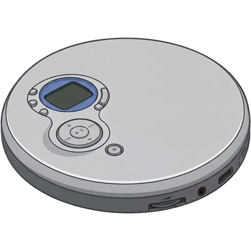 ソニー CDウォークマン D-EJ751のピクセルアート
