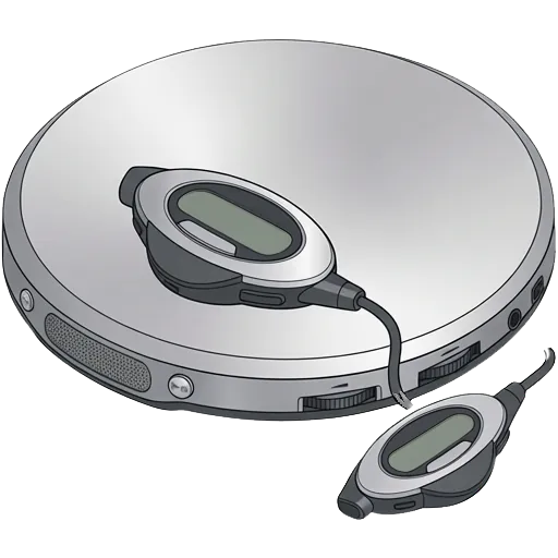 ソニー CDウォークマン D-EJ815のピクセルアート