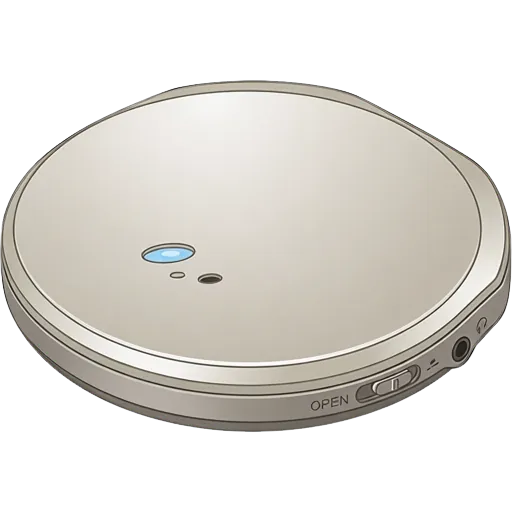 ソニー CDウォークマン D-EJ915のピクセルアート