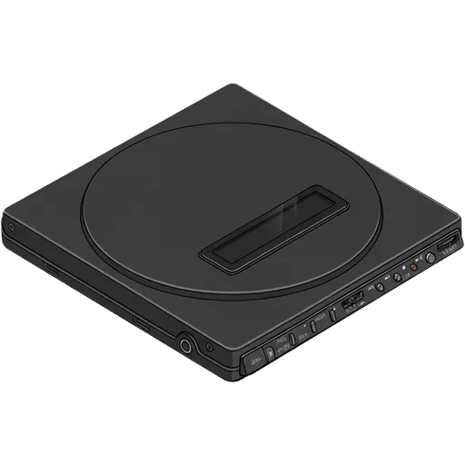 Sony Discman D-J50 pixel art