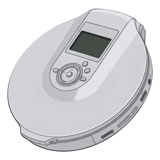 Sony CD Walkman D-NE900 pixel art