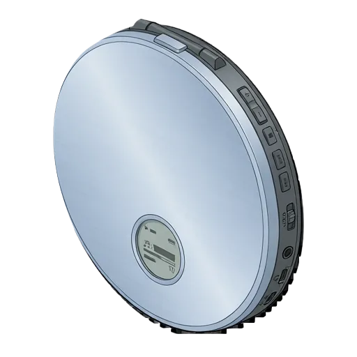 ソニー CDウォークマン D-NE830のピクセルアート