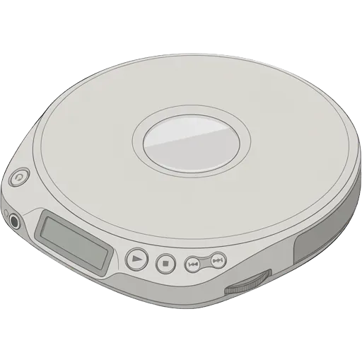 소니 디스크맨 D-T115 픽셀아트
