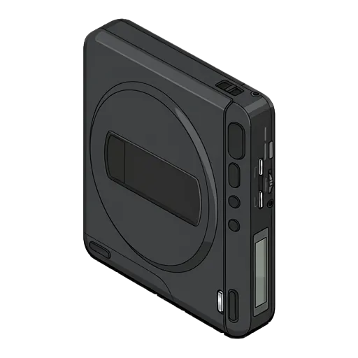 ソニー ディスクマン D-T20のピクセルアート