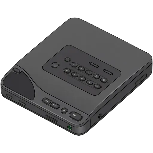 Sony Discman D-T66 pixel art