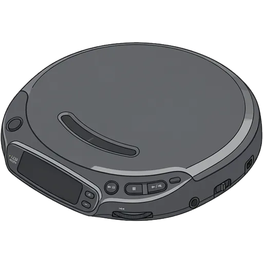 ソニー ディスクマン D-T405のピクセルアート