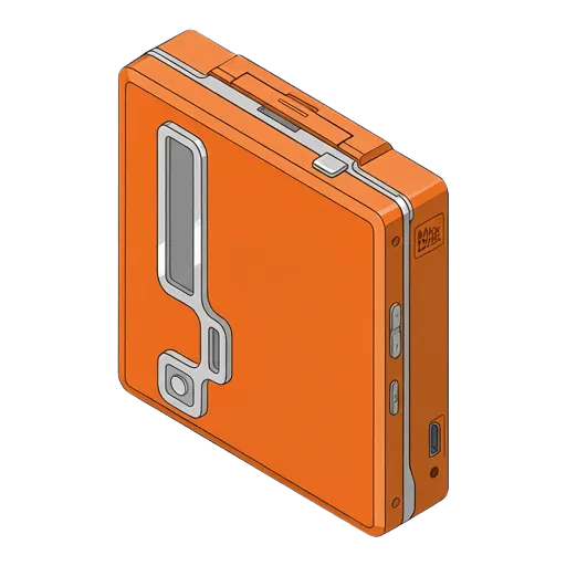 Sony MD Walkman MZ-E77 pixel art