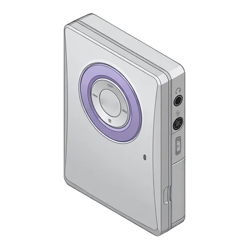 Sony MD Walkman MZ-E510 pixel art