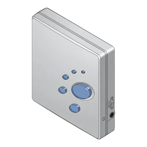 Sony MD Walkman MZ-E520 pixel art