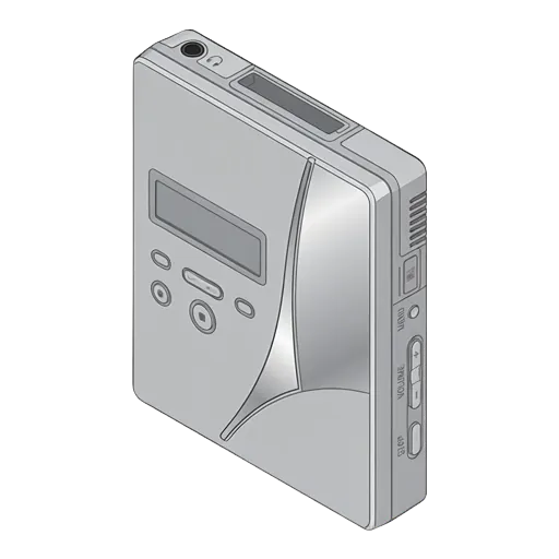 Sony MD Walkman MZ-E720 pixel art