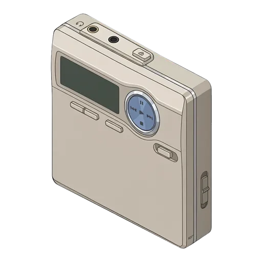 소니 MD 워크맨 MZ-R910 픽셀아트
