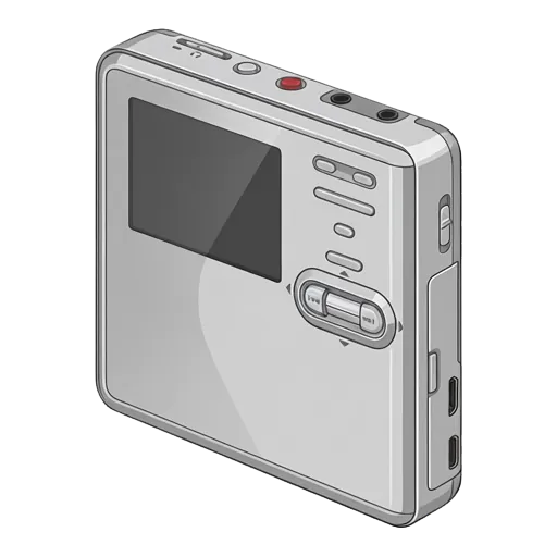 ソニー MDウォークマン MZ-RH10のピクセルアート