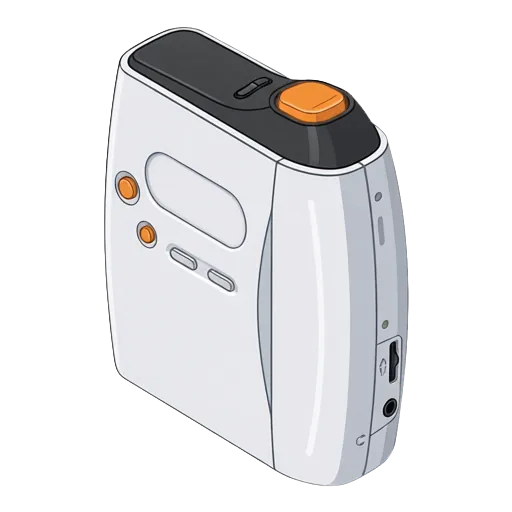 ソニー MDウォークマン MZ-S1のピクセルアート