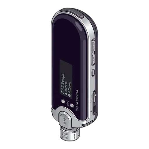 Sony Network Walkman NW-A605 pixel art