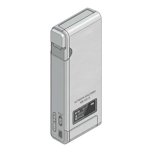 Sony Network Walkman NW-MS10 pixel art