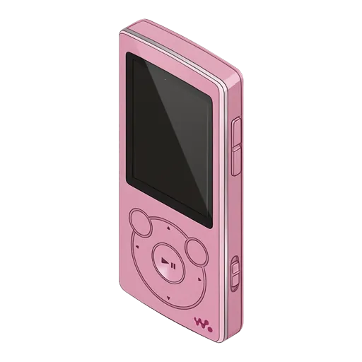 ソニー ネットワークウォークマン NW-S764Kのピクセルアート