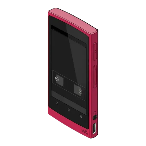 Sony Network Walkman NW-Z1050 pixel art