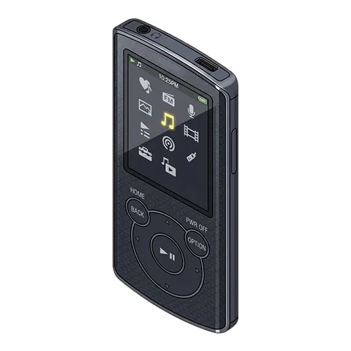 Sony Network Walkman NWZ-E463HK pixel art