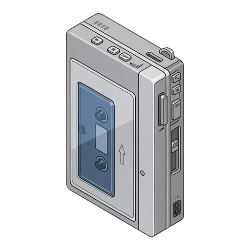 ソニー ウォークマン WM-3EXのピクセルアート