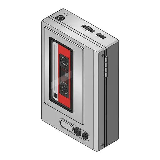 Sony Walkman WM-6 pixel art
