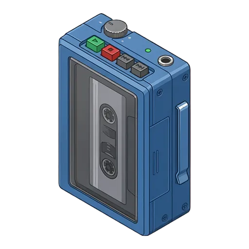 ソニー ウォークマン WM-8のピクセルアート