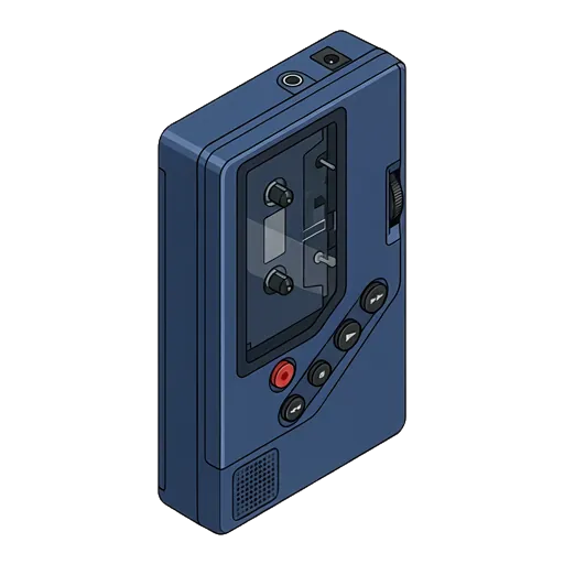 ソニー ウォークマン WM-11のピクセルアート