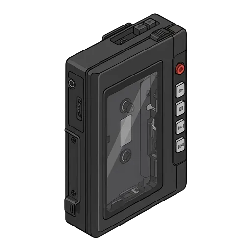 Sony Walkman WM-9 pixel art