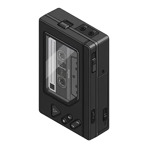 소니 워크맨 WM-45 픽셀아트
