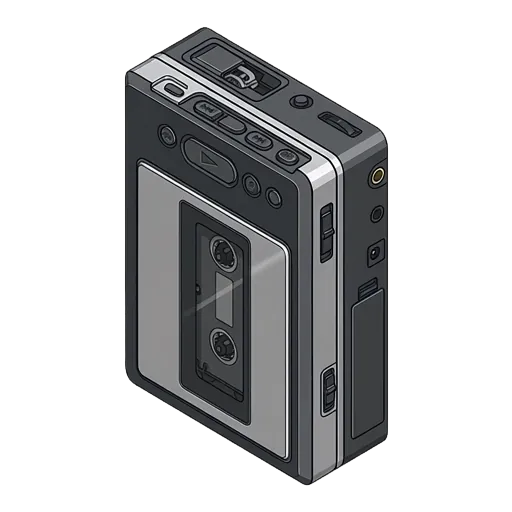 ソニー ウォークマン WM-150のピクセルアート